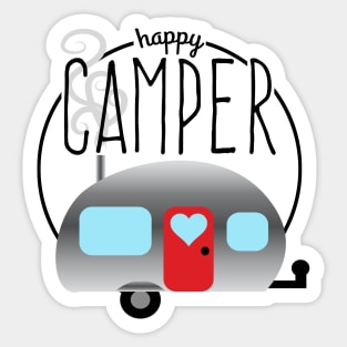 Happy Camper Sticker